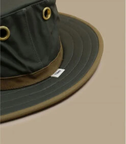 Tilley Outback Green British Tan -Monde Chapeau outback green british tanchapeau20coton20cire20vert