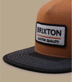 Brixton Palmer Proper Trucker Phoenix Orange Black White -Monde Chapeau palmer proper trucker phoenix orange black white 2