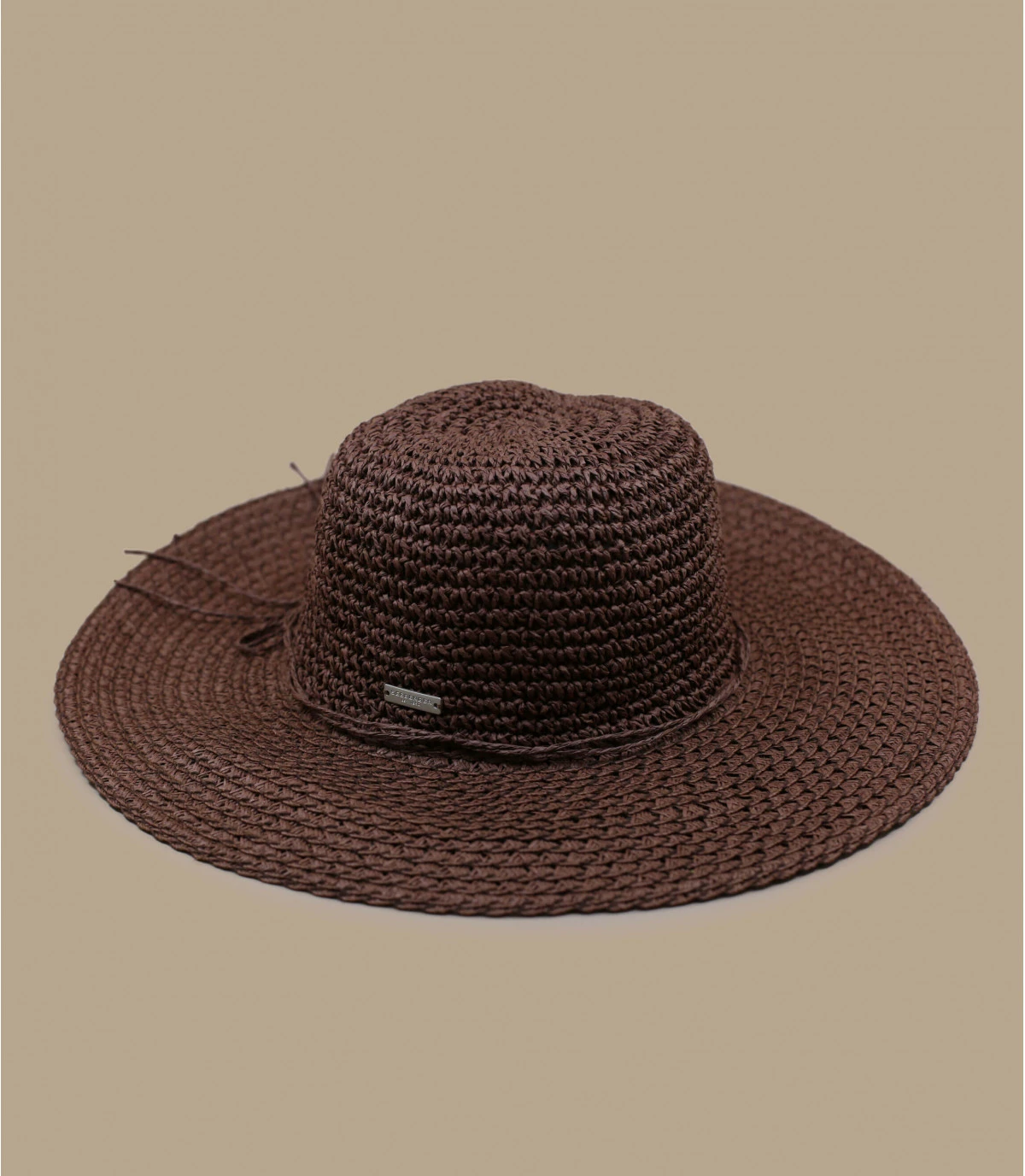 Seeberger Paper Crochet Floppy Olive 4 Seeberger Paper Crochet Floppy Olive – Image 2