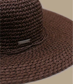 Seeberger Paper Crochet Floppy Olive 8 Seeberger Paper Crochet Floppy Olive -Monde Chapeau paper crochet floppy olive 2