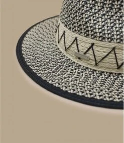 Seeberger Paper Fedora Zigzag 7 Seeberger Paper Fedora Zigzag -Monde Chapeau paper fedora zigzag