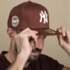 NEW ERA Patch 59Fifty NY Walnut Brown 2 NEW ERA Patch 59Fifty NY Walnut Brown -Monde Chapeau patch 59fifty ny walnut brown