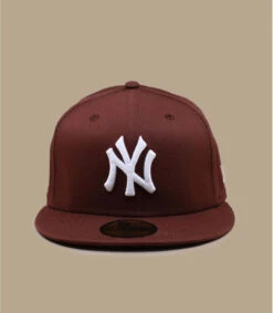 NEW ERA Patch 59Fifty NY Walnut Brown -Monde Chapeau patch 59fifty ny walnut brown 2