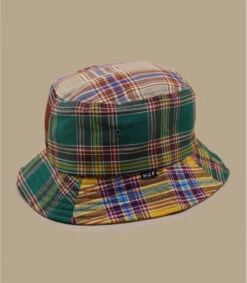 HUF Patchwork Bucket Multi 7 HUF Patchwork Bucket Multi -Monde Chapeau patchwork bucket multi 1