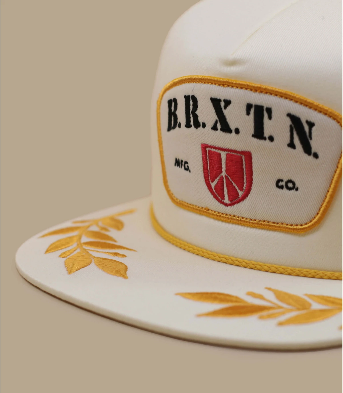 Brixton Peace Shield Trucker Off White 4 Brixton Peace Shield Trucker Off White – Image 2