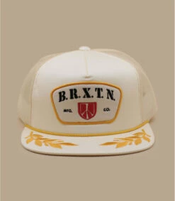 Brixton Peace Shield Trucker Off White