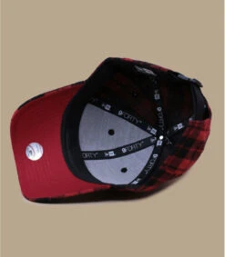 NEW ERA Plaid 9Forty Boston Scarlet -Monde Chapeau plaid 9forty boston scarlet 5