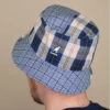 Kangol Plaid Mashup Bucket Mykonos Blue 2 Kangol Plaid Mashup Bucket Mykonos Blue -Monde Chapeau plaid mashup bucket mykonos bluebob20Kangol20patchwork20Plaid20Mashup20Bucket20mykonos20blue
