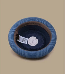 Stetson Pork Pie Toyo Blue -Monde Chapeau pork pie toyo blue 4