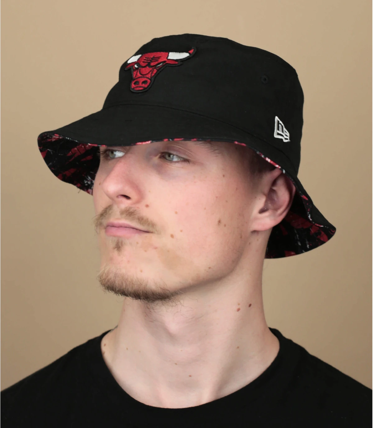 NEW ERA Print Infill Bucket Bulls 3 NEW ERA Print Infill Bucket Bulls