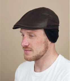 Stetson Redding Earflap Cowhide Brown -Monde Chapeau redding cowhide brownStetson20Redding20Earflap20cowhide20brown