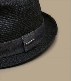 Stetson Reidton Toyo Black Mix -Monde Chapeau reidton toyo black mixChapeau20paille20noir20gris20homme