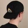 HUF Roasted Unstructured Snpaback Black 1 HUF Roasted Unstructured Snpaback Black -Monde Chapeau roasted unstructured snpaback black