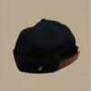 Seal Black -Monde Chapeau seal blackbonnet20docker20noir20cuir20Seal20black