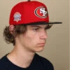 NEW ERA Side Patch 5950 49ers Scarlet 2 NEW ERA Side Patch 5950 49ers Scarlet -Monde Chapeau side patch 5950 49ers scarlet