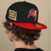 NEW ERA Side Patch 5950 Buccaneers Black 2 NEW ERA Side Patch 5950 Buccaneers Black -Monde Chapeau side patch 5950 buccaneers black