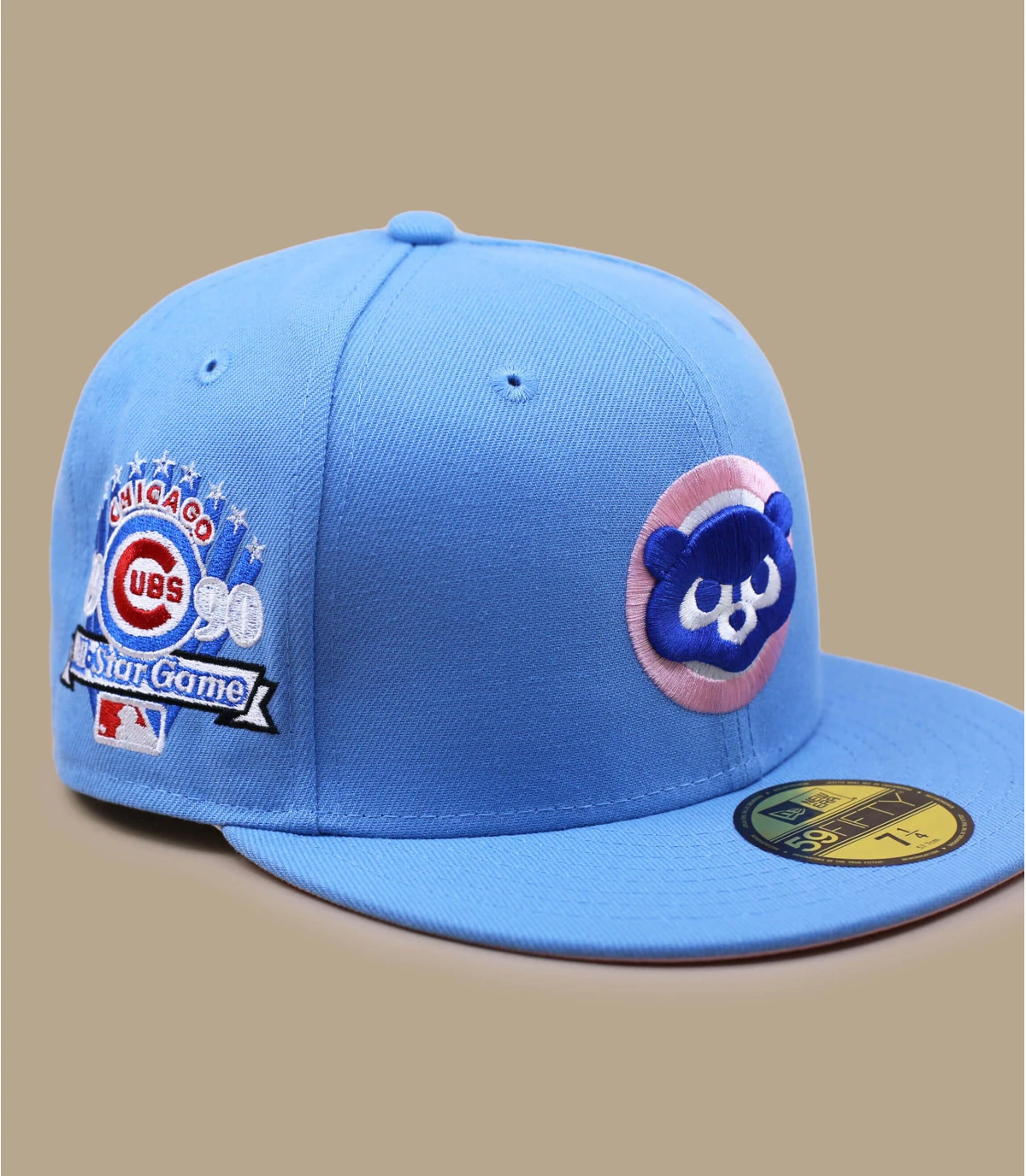 NEW ERA Side Patch 5950 Chicago Cubs Sky Pink 4 NEW ERA Side Patch 5950 Chicago Cubs Sky Pink – Image 2