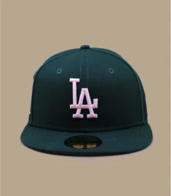 NEW ERA Side Patch 5950 LA Green & Pink -Monde Chapeau side patch 5950 la green pink 2