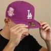 NEW ERA Side Patch 5950 LA Sparkling Grape -Monde Chapeau side patch 5950 la sparkling grape