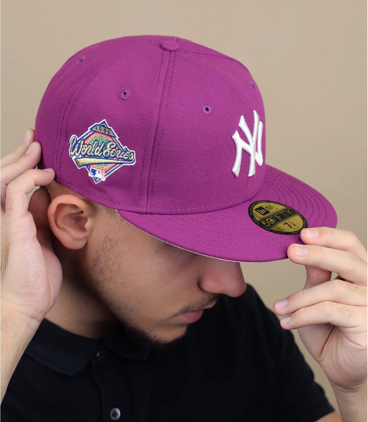 NEW ERA Side Patch 5950 NY Sparkling Grape 3 NEW ERA Side Patch 5950 NY Sparkling Grape
