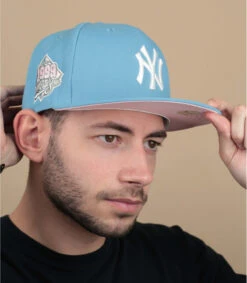 NEW ERA Side Patch 5950 NY Yankees Sky Pink