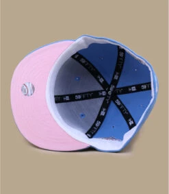 NEW ERA Side Patch 5950 NY Yankees Sky Pink -Monde Chapeau side patch 5950 ny yankees sky pink 4