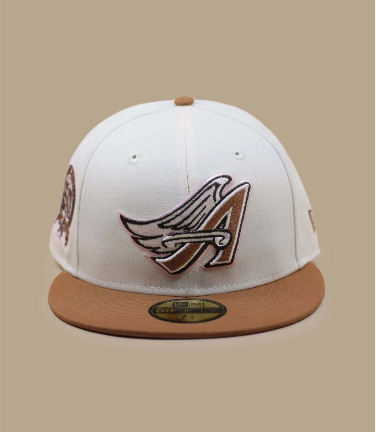 NEW ERA Side Patch 59Fifty Anaheim Angels Bronze Chrome Brown Pink 4 NEW ERA Side Patch 59Fifty Anaheim Angels Bronze Chrome Brown Pink – Image 2