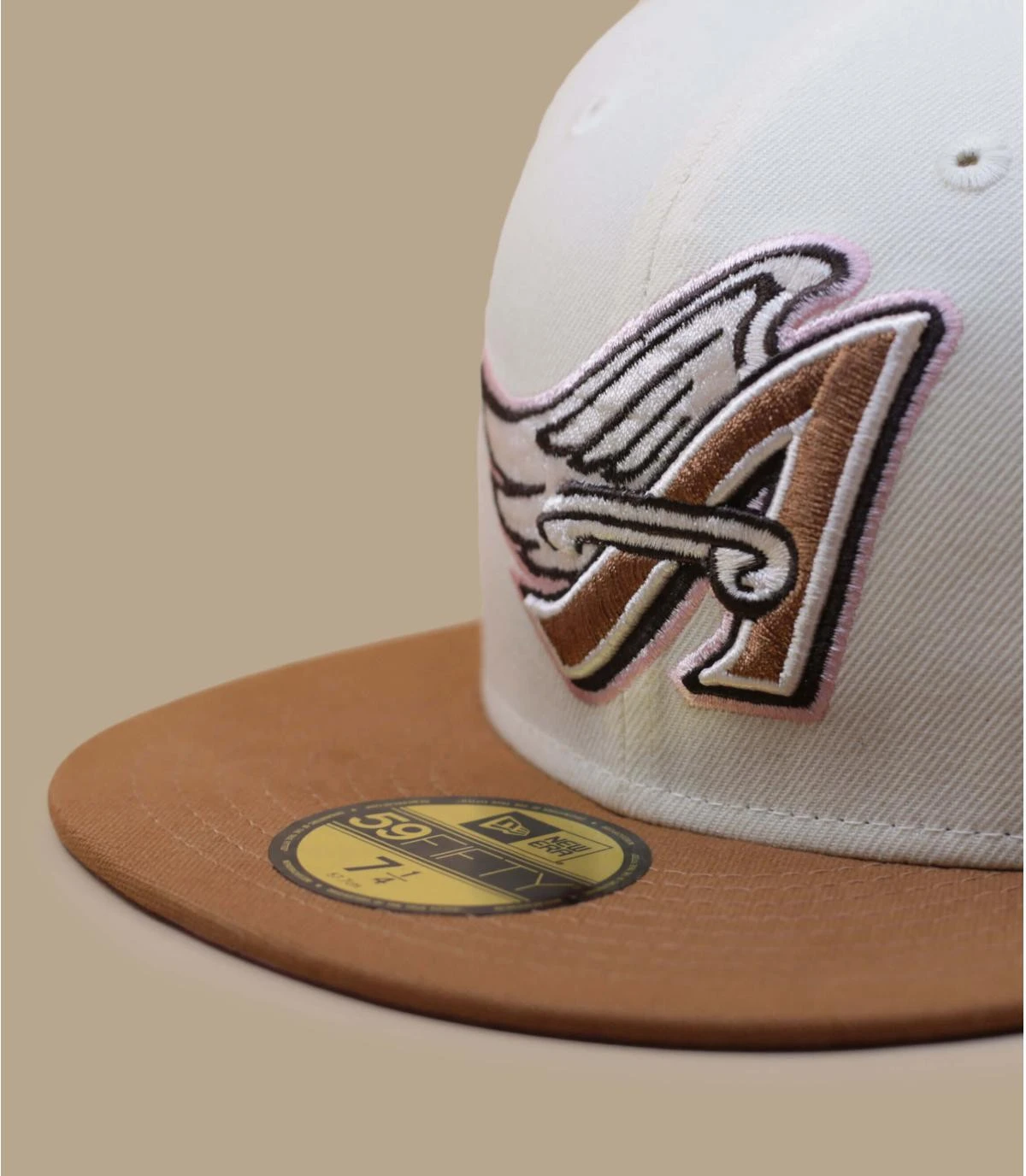 NEW ERA Side Patch 59Fifty Anaheim Angels Bronze Chrome Brown Pink 5 NEW ERA Side Patch 59Fifty Anaheim Angels Bronze Chrome Brown Pink – Image 3