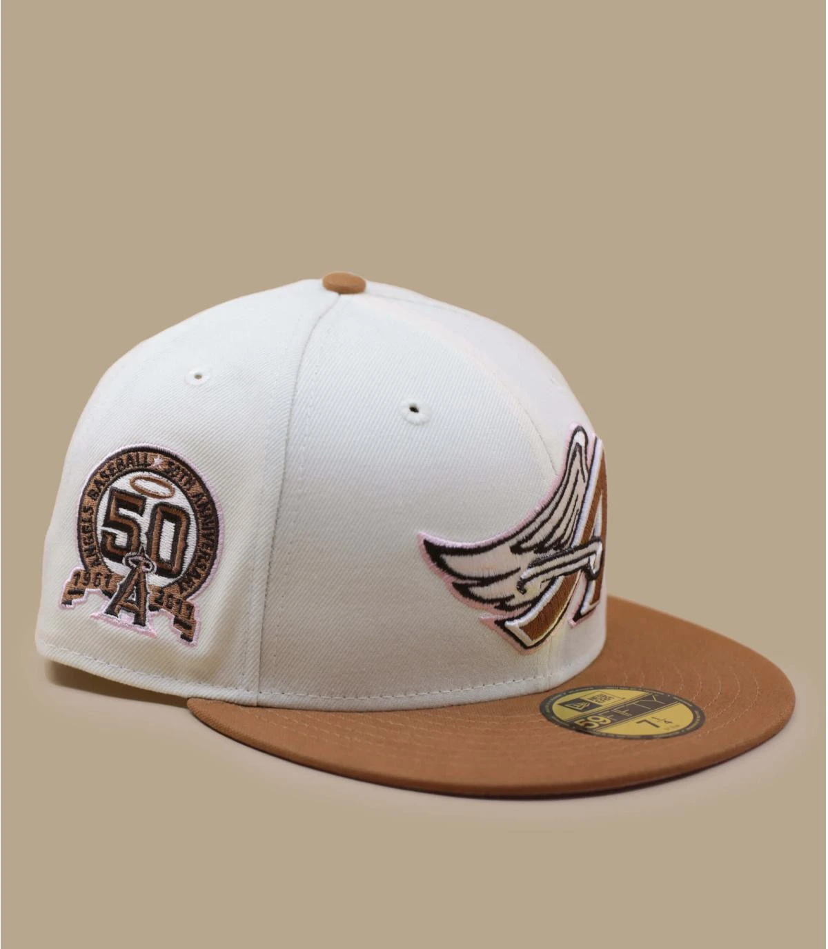 NEW ERA Side Patch 59Fifty Anaheim Angels Bronze Chrome Brown Pink 6 NEW ERA Side Patch 59Fifty Anaheim Angels Bronze Chrome Brown Pink – Image 4