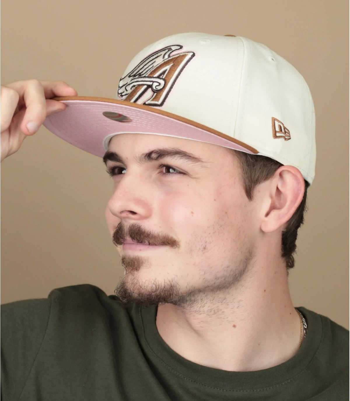 NEW ERA Side Patch 59Fifty Anaheim Angels Bronze Chrome Brown Pink 3 NEW ERA Side Patch 59Fifty Anaheim Angels Bronze Chrome Brown Pink