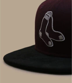 NEW ERA Side Patch 59Fifty Boston Red Sox Marron Black -Monde Chapeau side patch 59fifty boston red sox marron black 2