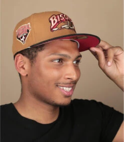 NEW ERA Side Patch 59Fifty Buffalo Bisons Bronze Black Corduroy