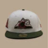 NEW ERA Side Patch 59Fifty Colorado Rockies Chrome Olive 1 NEW ERA Side Patch 59Fifty Colorado Rockies Chrome Olive -Monde Chapeau side patch 59fifty colorado rockies chrome olive