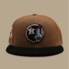NEW ERA Side Patch 59Fifty Houston Astros Bronze Black Corduroy -Monde Chapeau side patch 59fifty houston astros bronze black corduroy
