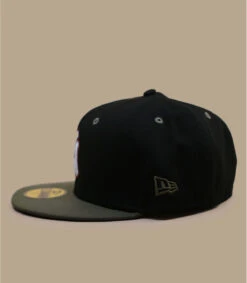 NEW ERA Side Patch 59Fifty New York Yankees Black New Olive -Monde Chapeau side patch 59fifty new york yankees black new olive 3