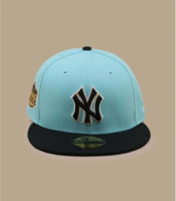 NEW ERA Side Patch 59Fifty New York Yankees Blue Tint Black -Monde Chapeau side patch 59fifty new york yankees blue tint black 1