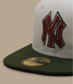 NEW ERA Side Patch 59Fifty New York Yankees Chrome Olive -Monde Chapeau side patch 59fifty new york yankees chrome olive 2
