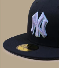 NEW ERA Side Patch 59Fifty New York Yankees Navy Lavender -Monde Chapeau side patch 59fifty new york yankees navy lavender 2
