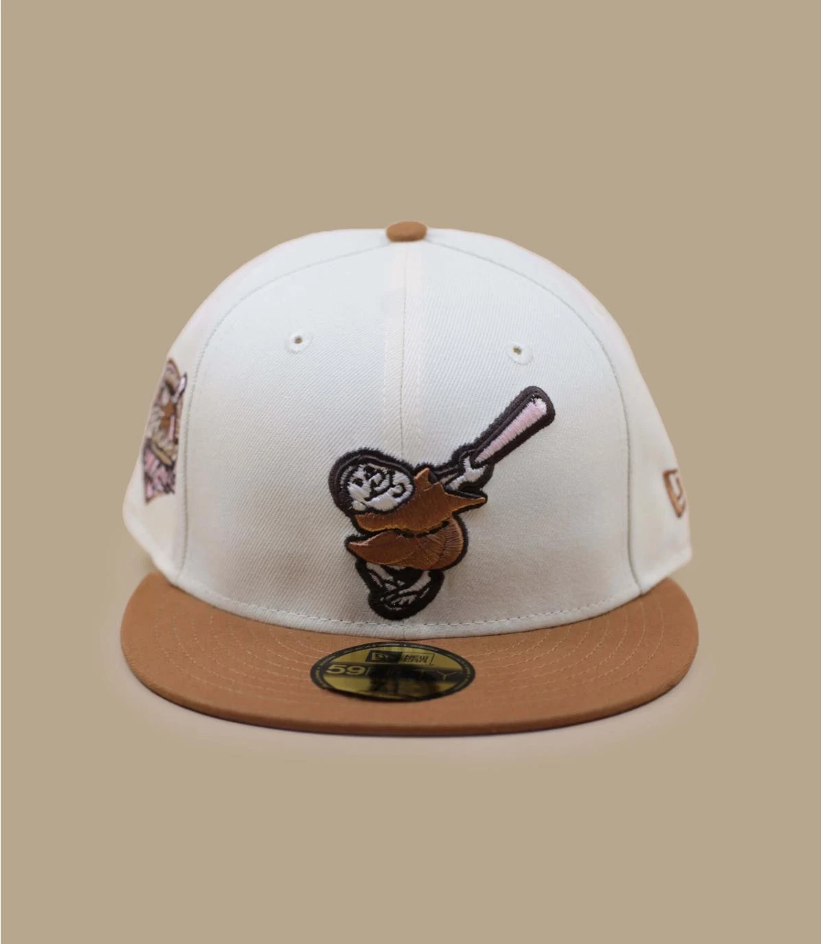 NEW ERA Side Patch 59Fifty San Diego Padres Bronze Chrome Brown Pink 4 NEW ERA Side Patch 59Fifty San Diego Padres Bronze Chrome Brown Pink – Image 2