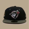 NEW ERA Side Patch 59Fifty Toronto Blue Jays Black New Olive 2 NEW ERA Side Patch 59Fifty Toronto Blue Jays Black New Olive -Monde Chapeau side patch 59fifty toronto blue jays black new olive