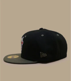 NEW ERA Side Patch 59Fifty Toronto Blue Jays Black New Olive -Monde Chapeau side patch 59fifty toronto blue jays black new olive 2
