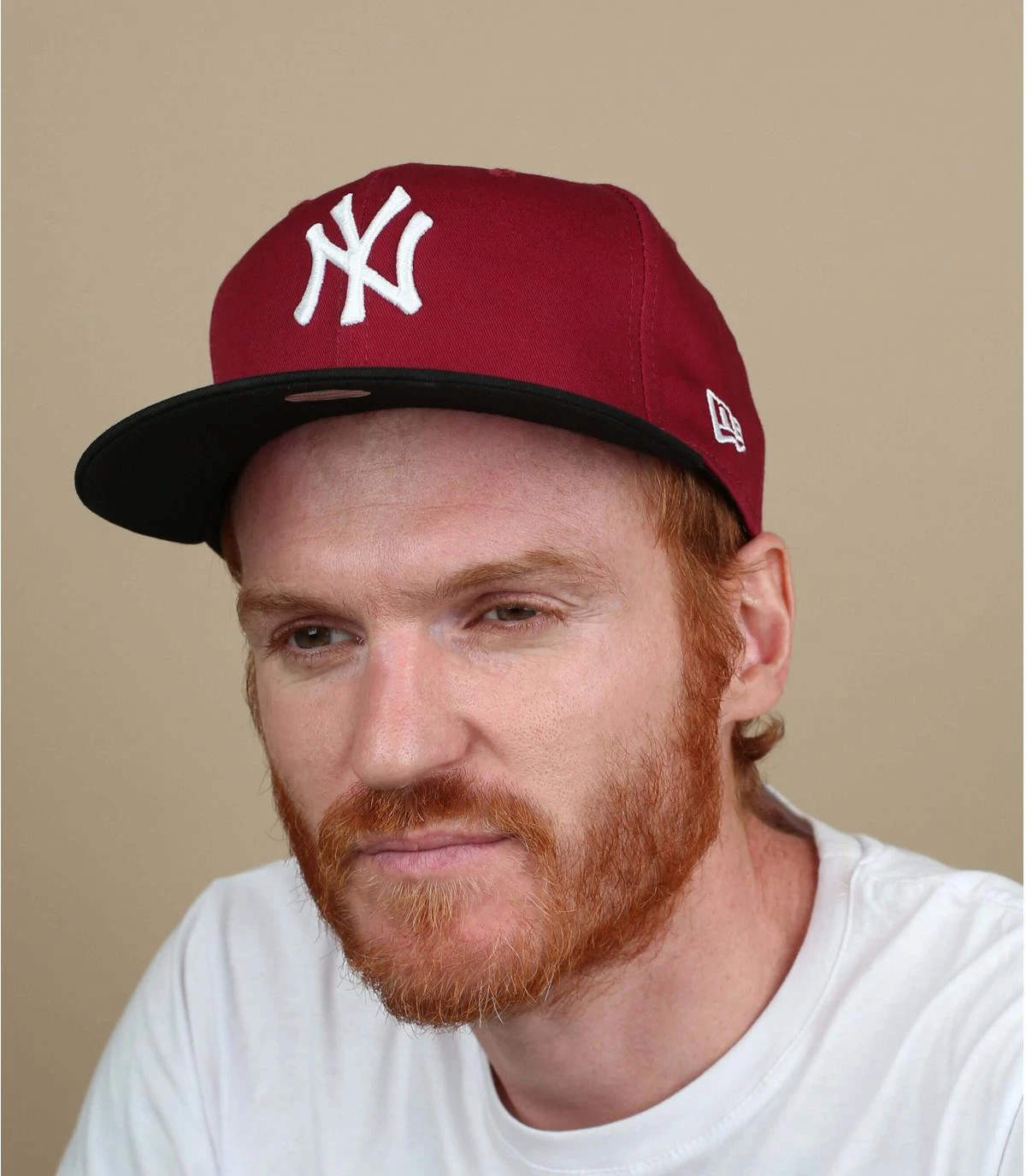 NEW ERA Snapback Colour Block NY 950 Maroon Black 3 NEW ERA Snapback Colour Block NY 950 Maroon Black