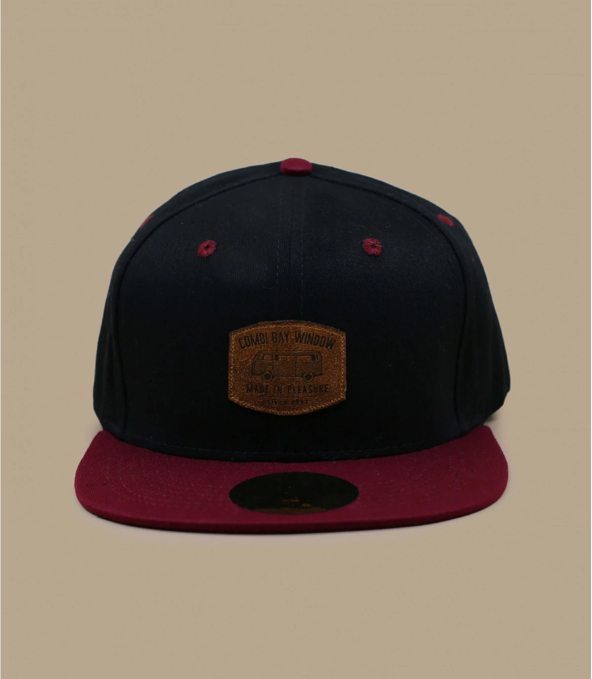 Snapback Combi Bay Window Black Burgundy 3 Snapback Combi Bay Window Black Burgundy