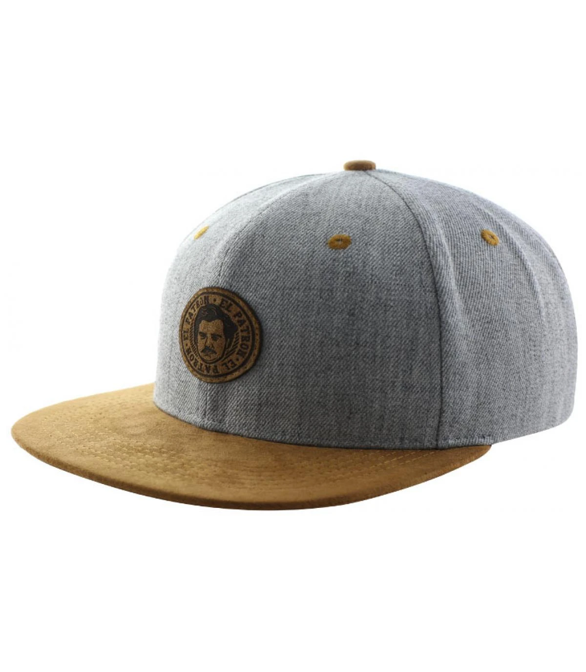 Snapback El Patron Grey Suede 4 Snapback El Patron Grey Suede – Image 2