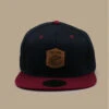 Snapback First Come First Tarck Black Burgundy 2 Snapback First Come First Tarck Black Burgundy -Monde Chapeau snapback first come first tarck black burgundy