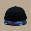 Snapback Floral Black 1 Snapback Floral Black -Monde Chapeau snapback floral black