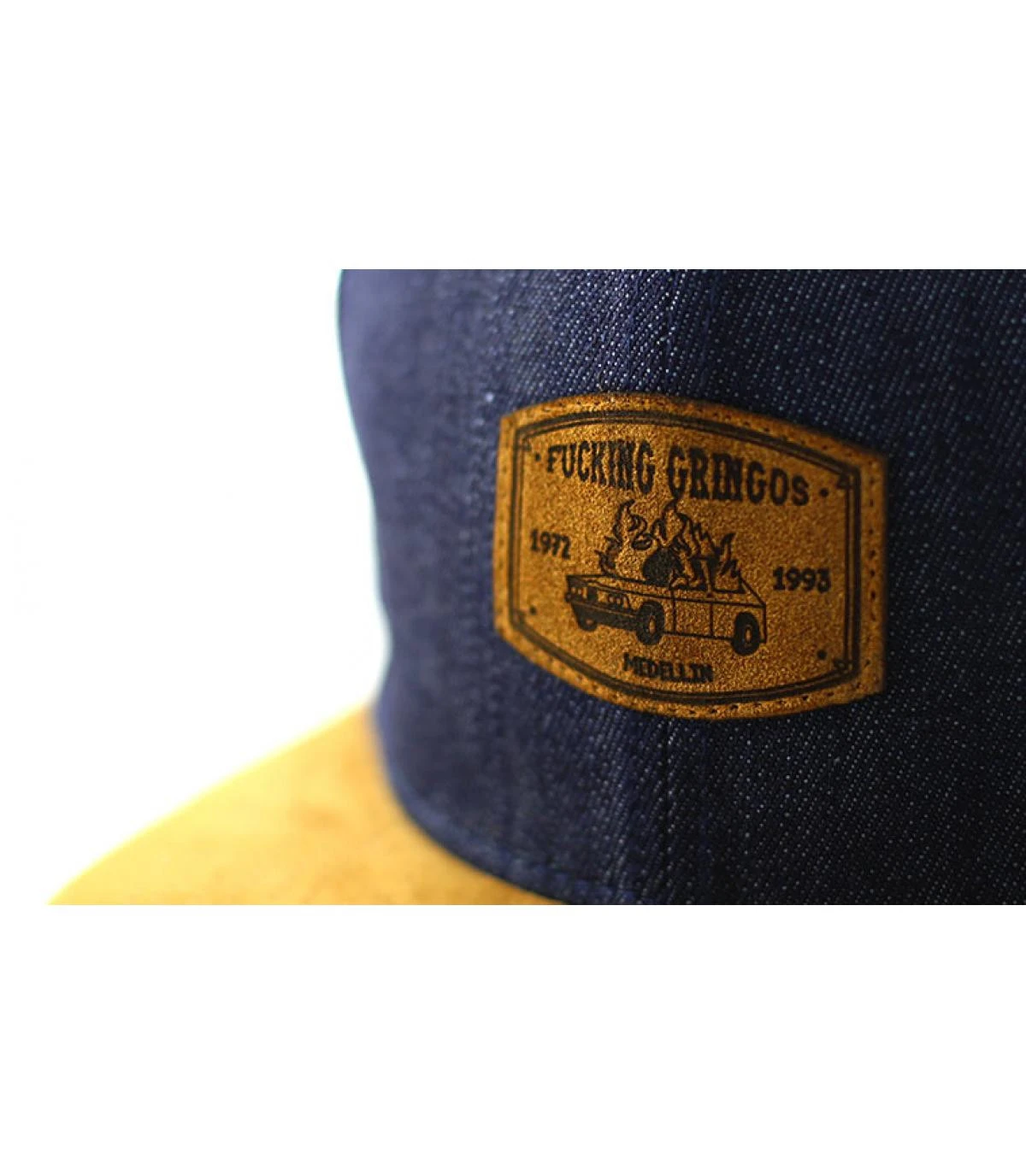 Snapback Fucking Gringos Denim Suede 5 Snapback Fucking Gringos Denim Suede – Image 3