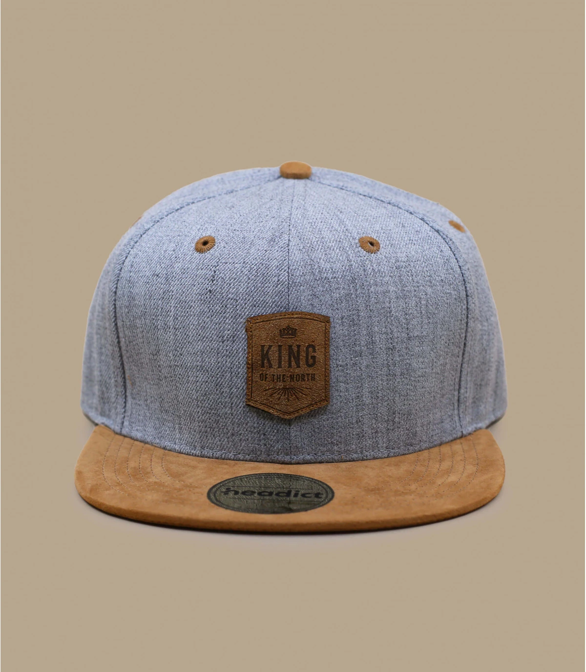 Snapback King Of The North Grey Brown 3 Snapback King Of The North Grey Brown