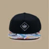 Snapback Rubber Aztek Black 1 Snapback Rubber Aztek Black -Monde Chapeau snapback rubber aztek black