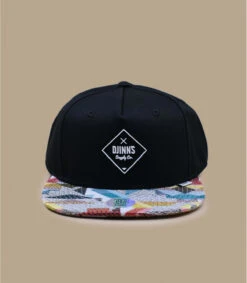 Snapback Rubber Aztek Black